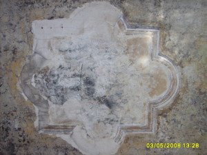 2008 фреска Святой Троицы на куполе зимнего храма